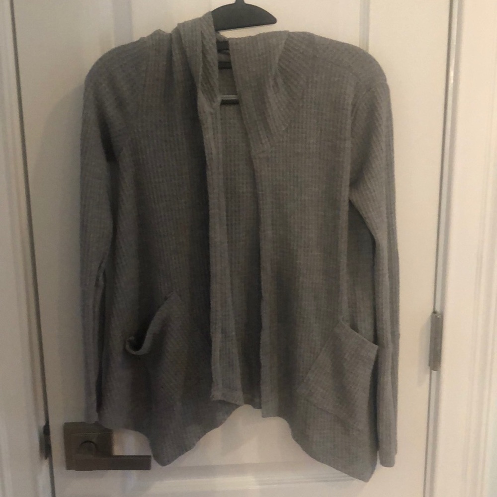 Light weight hooded cardigan